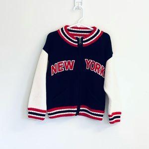 Kid’s Molly Goggles NY Yankees Zip Up Sweater